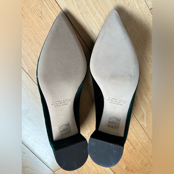 J Crew Velvet Avery Block Heel - Picture 5 of 8